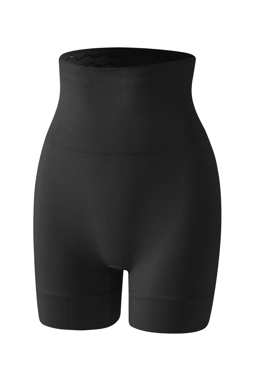 Women's High-Waist Knitted Shapewear Shorts Medium Control Nylon Spandex Blend Eye-Catching Underwear for Enhanced Shape