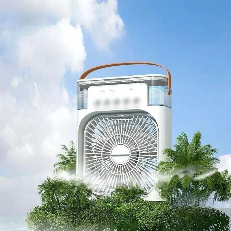 Xiaomi 3-in-1 Portable Fan Air Conditioners Fan With LED Night Light Household Small Air Cooler For Office Home Adjustable Fan