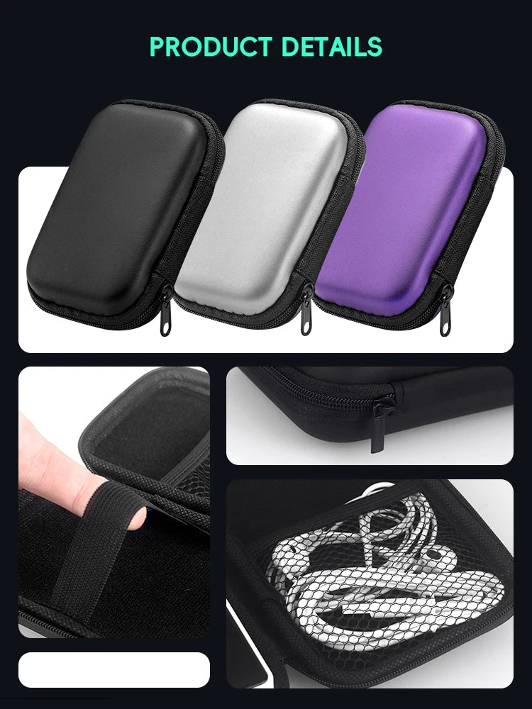 Data Frog Retro Video Game Case EVA Cover for R36S RG35XX R35S Miyoo Mini plus - Protective Bag for Portable Gaming Consoles