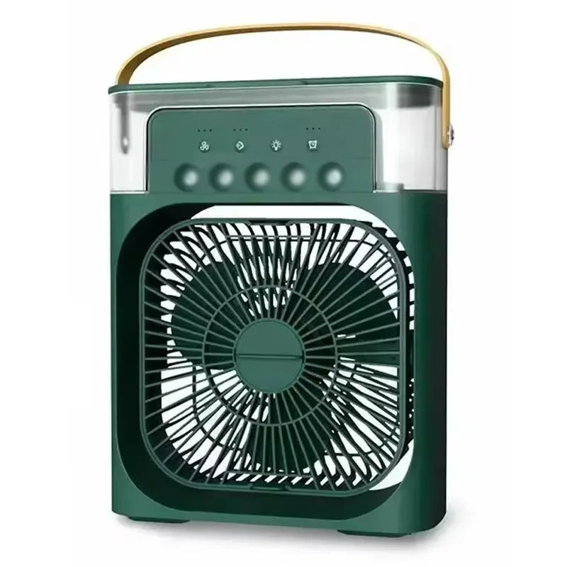 XIAOMI Portable Fan 3 in 1 Humidifier Air Adjustment LED Light Household USB Chargeable Air Conditioner Office Moisturizing Fans