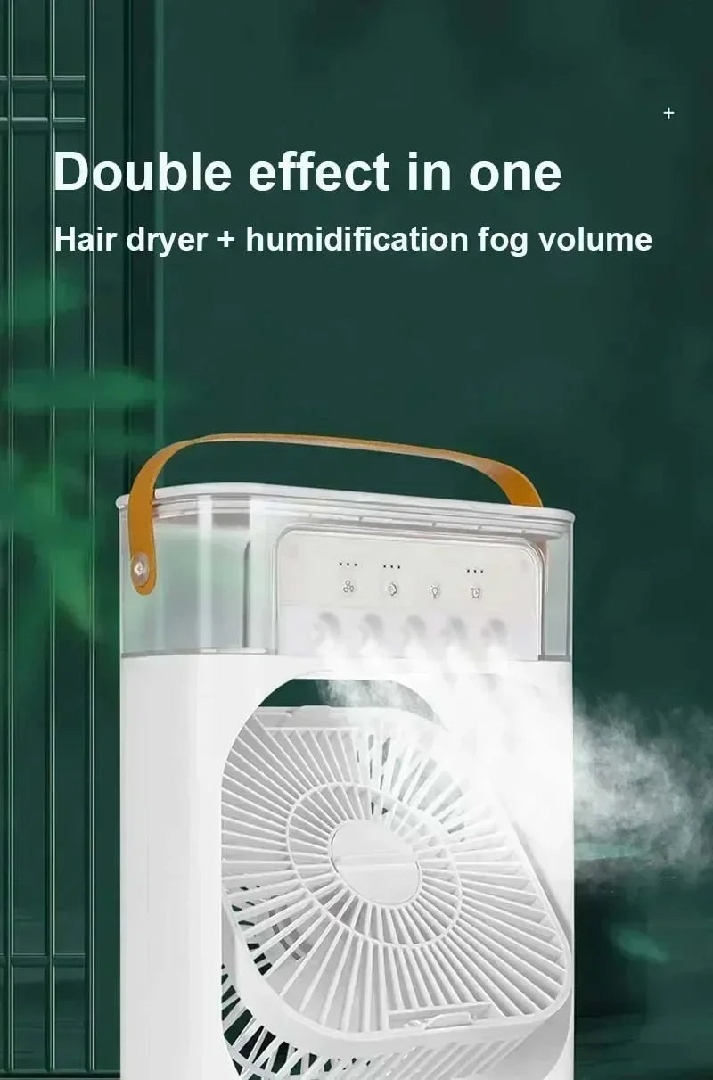 Xiaomi 3-in-1 Portable Fan Air Conditioners Fan With LED Night Light Household Small Air Cooler For Office Home Adjustable Fan