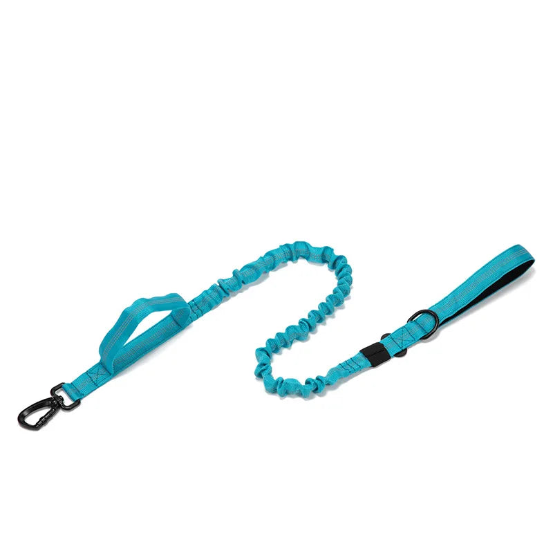 Durable Nylon Pet Dog Collar Leash Set Reflective Tactical Training Harness Large Dog Quick Release Solid Color Collars for Dogs