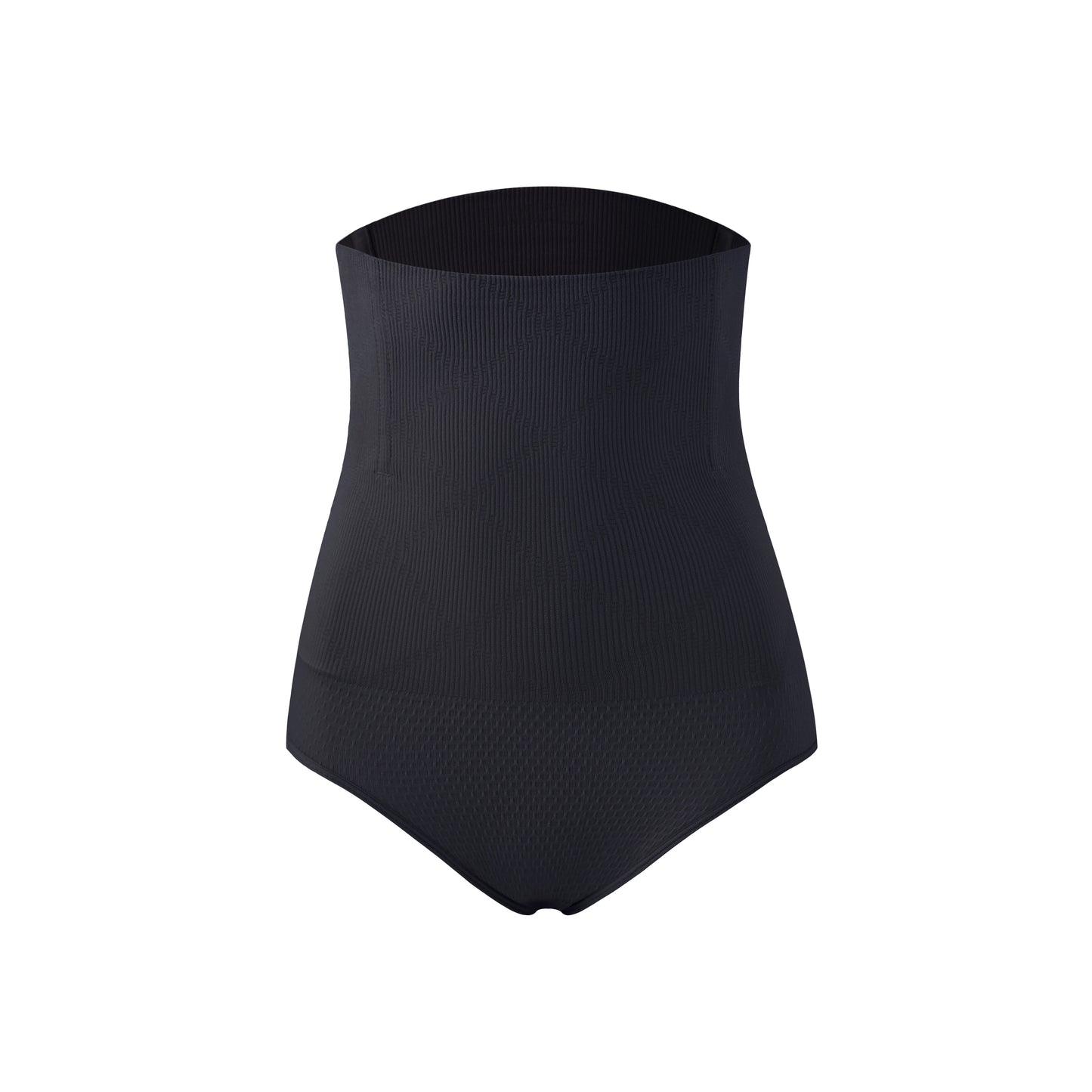 Women's High-Waist Knitted Shapewear Shorts Medium Control Nylon Spandex Blend Eye-Catching Underwear for Enhanced Shape