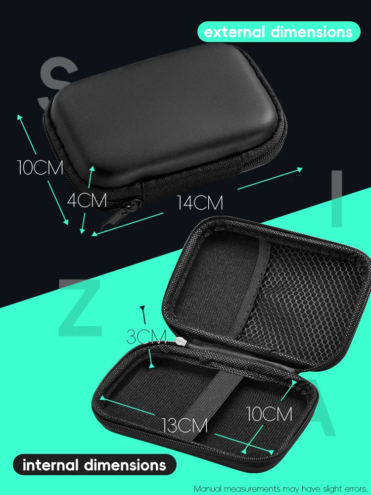 Data Frog Retro Video Game Case EVA Cover for R36S RG35XX R35S Miyoo Mini plus - Protective Bag for Portable Gaming Consoles